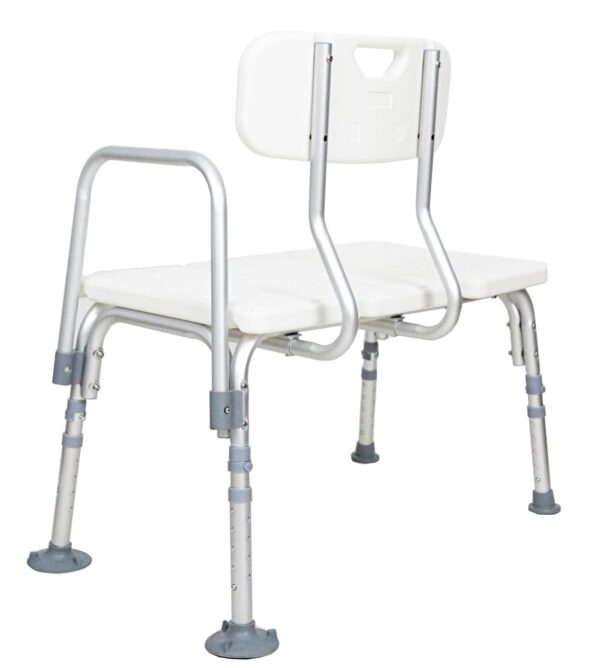 Aluminum Shower Chair, Wide Seat, Protector - Image 3