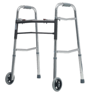 Heavy Duty Aluminum Walker With Wheels, Protector