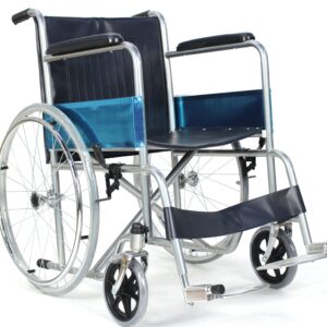Wheelchair 20", Standard Double Bar, Chrome Plated Protector