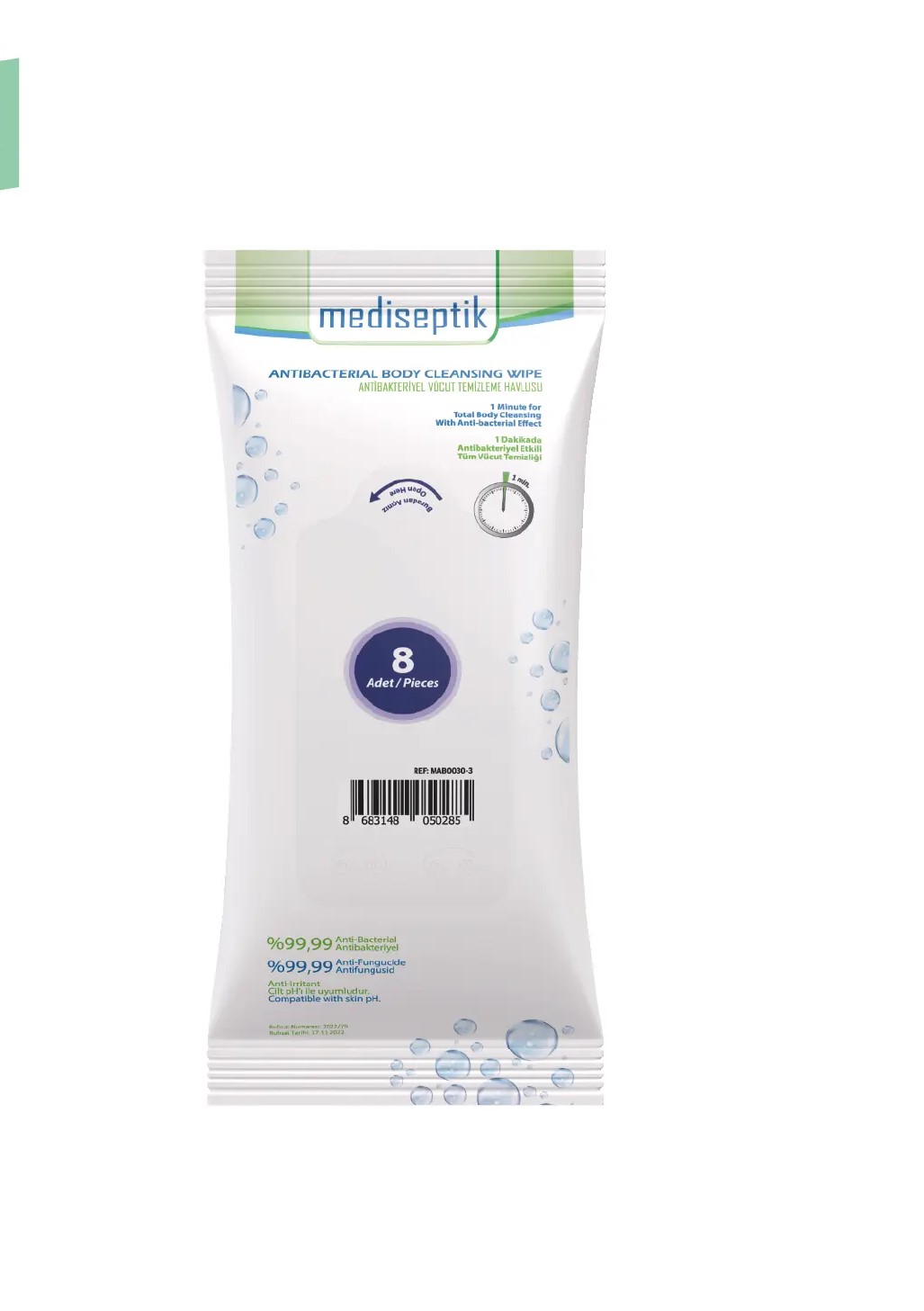 Body Cleaning Wipes ,Mediseptik