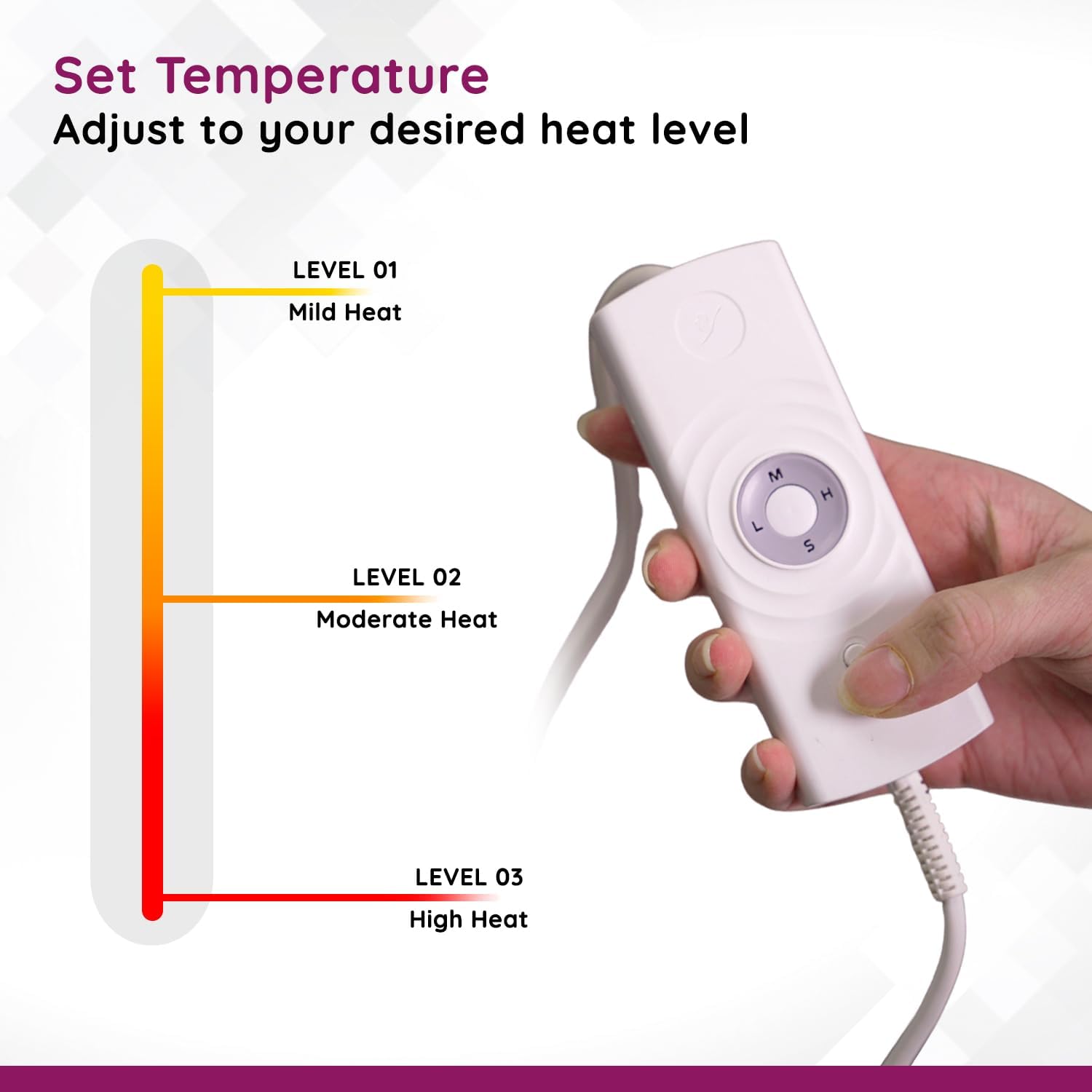 Electric Heat Belt, Flamingo - Image 2