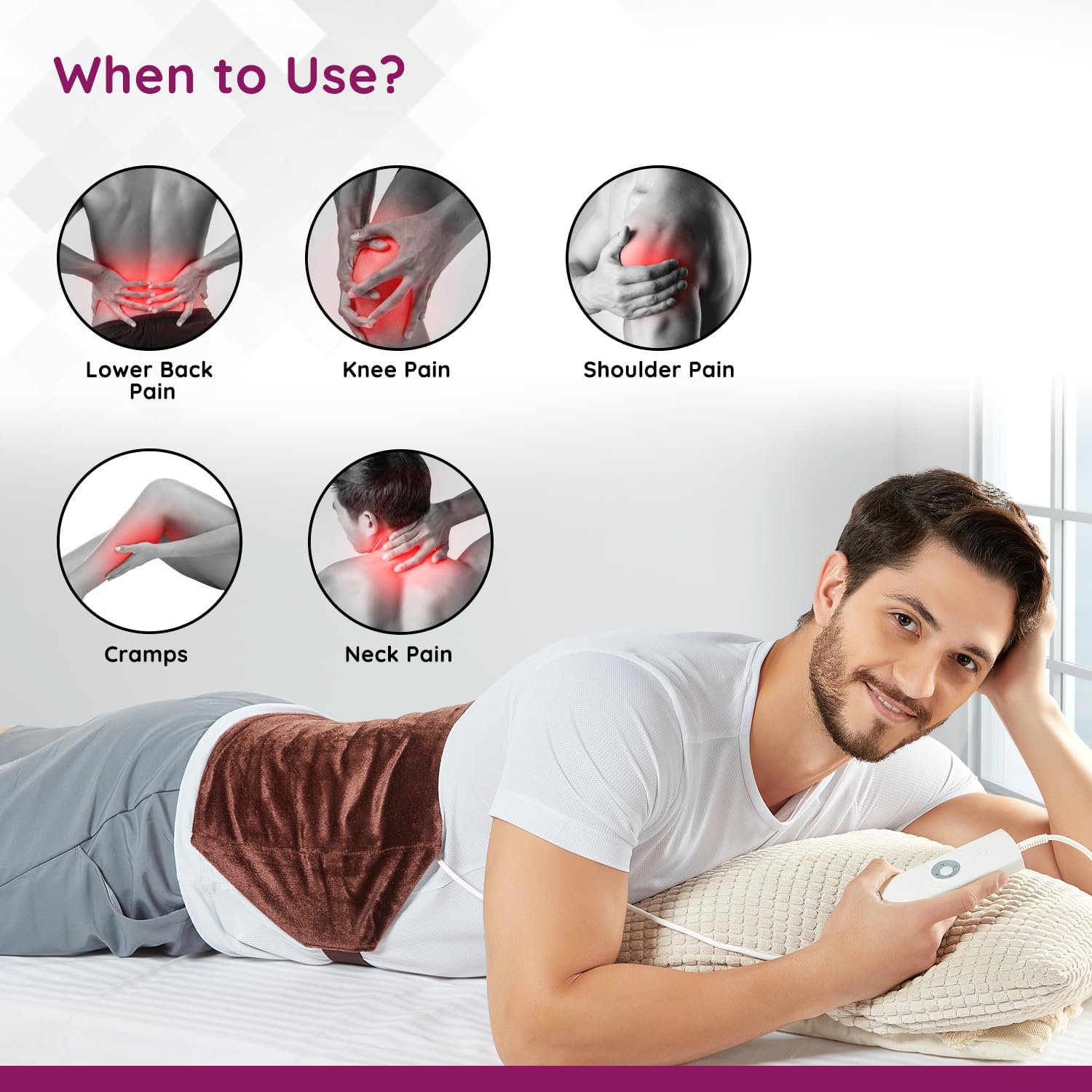 Electric Heat Belt, Flamingo - Image 3