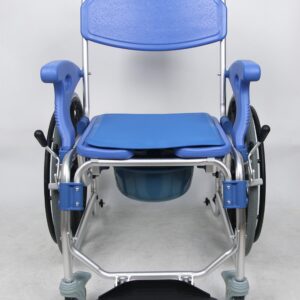 Commode Wheel Chair,  24" Rear, Protector
