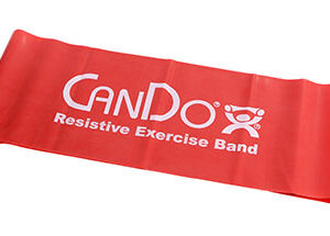 CanDo® Latex-Free Exercise Band – 5 Foot, Red