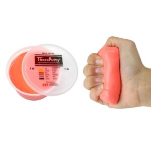 CanDo® CanDo TheraPutty Exercise Putty – 1 lb, Red